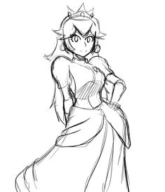 235x274 Princess Peach Without Her Crown My Drawings And Sketches