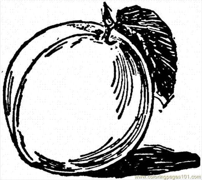 649x577 Peach 5 Coloring Page