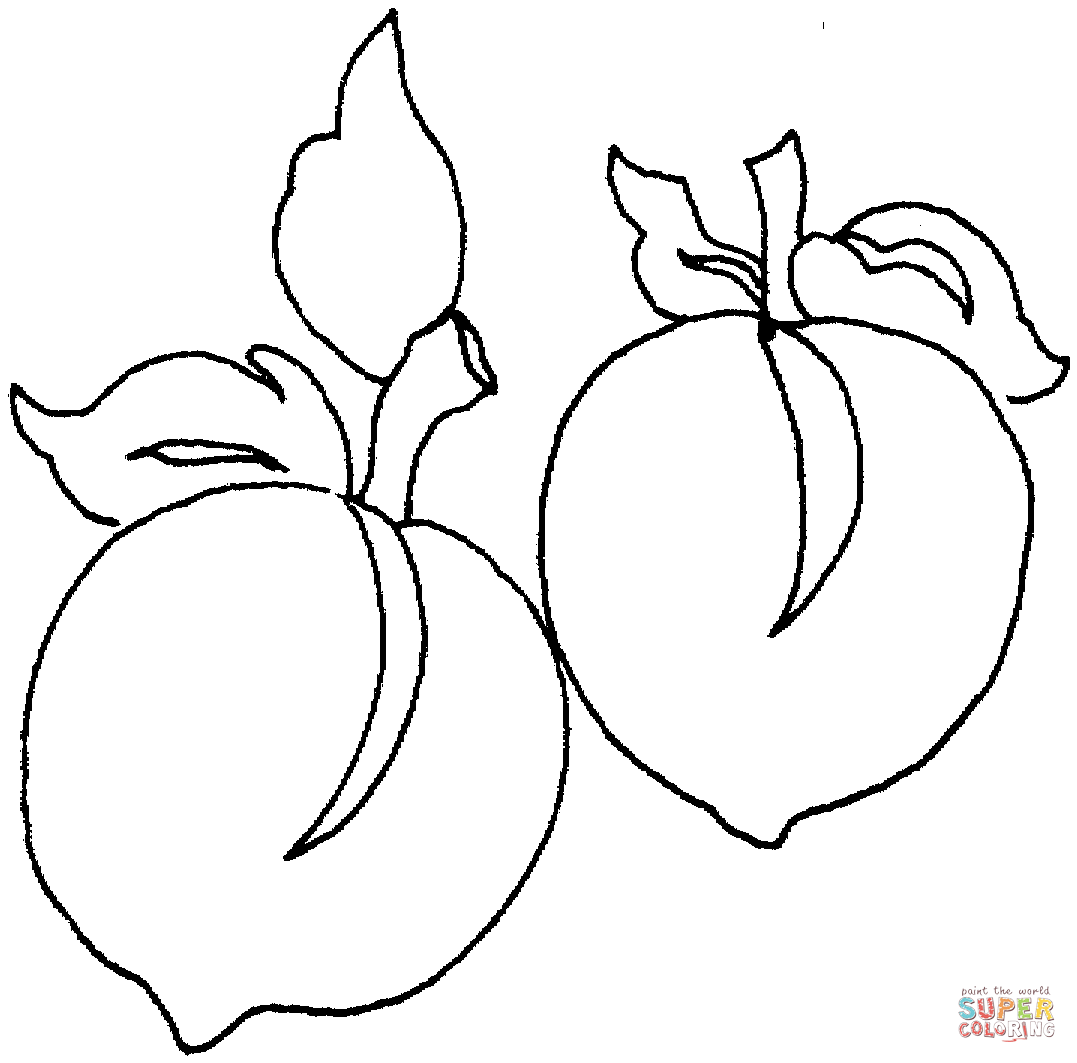 1077x1063 Peach 6 Super Coloring Art Coloring Pages Peach