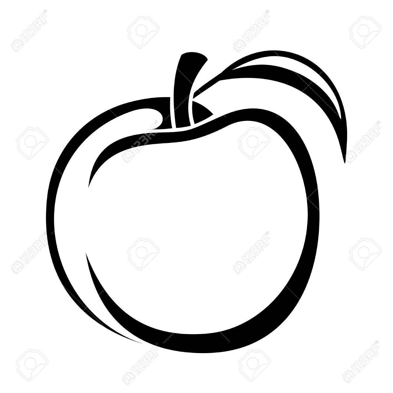 1300x1300 Peach Vector Black Silhouette Royalty Free Cliparts, Vectors,