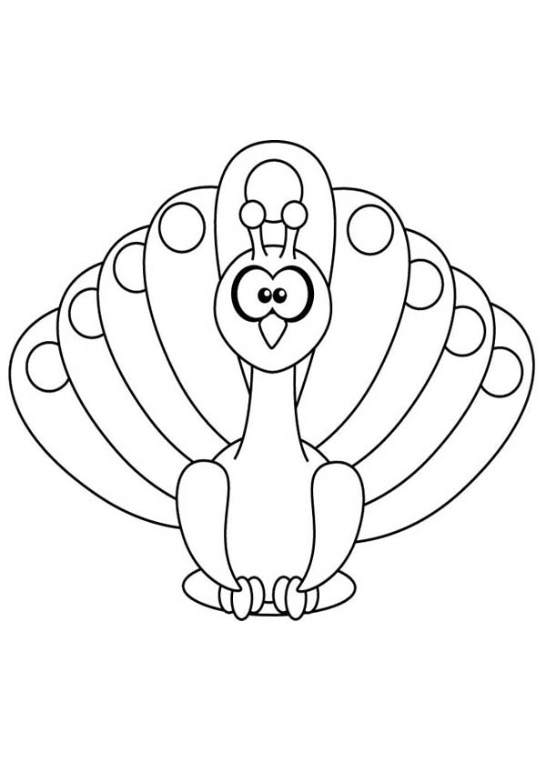 600x849 Free Peacock Coloring Pages For Kids