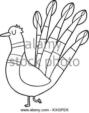 300x381 Cartoon Peacock Stock Vector Art Amp Illustration, Vector Image