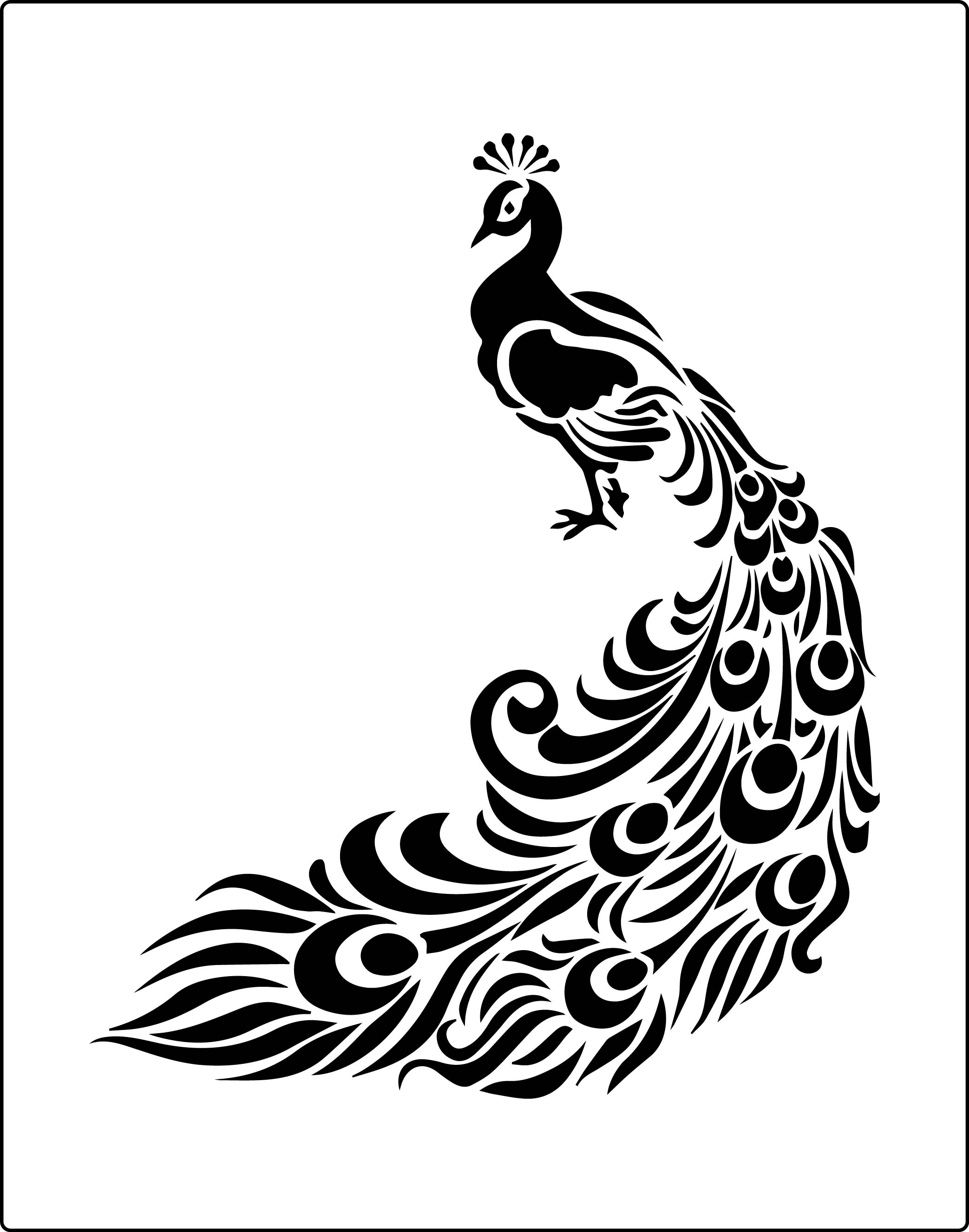 2086x2653 Simple Wall Stencils For Wp Peacock On Home Design Ideas With Hd