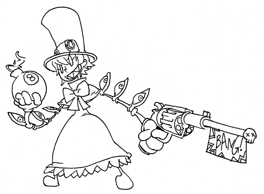 851x626 Peacock (Skullgirls)