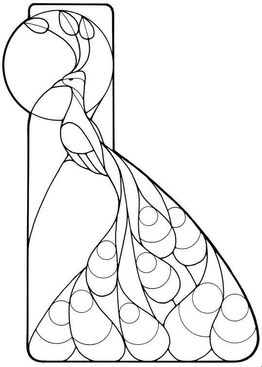 Peacock Drawing Outline For Glass Painting at GetDrawings | Free download