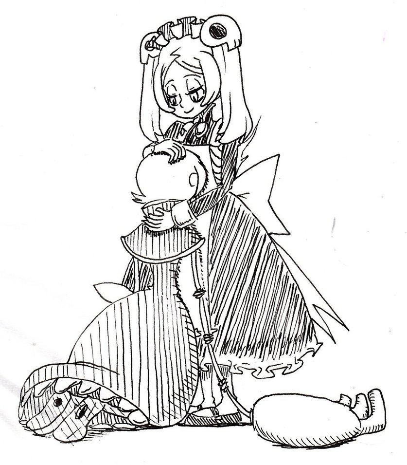 837x955 Marie Holds Peacock By Kuroirozuki