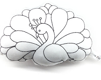 340x270 Peacock Drawing Etsy