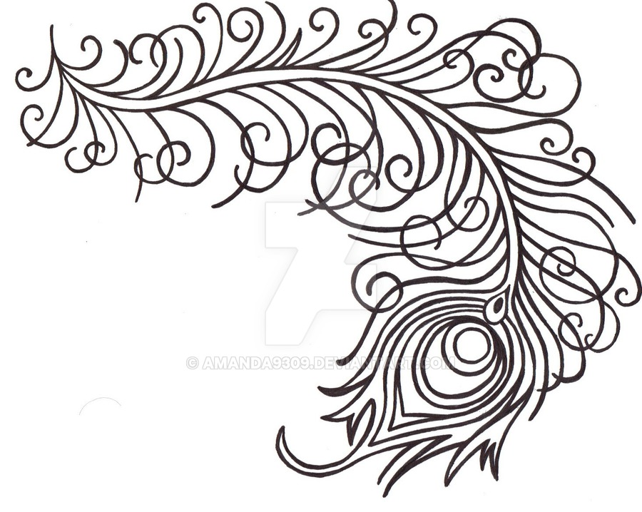 900x718 Peacock Feather Design Part 3 By Amanda9309