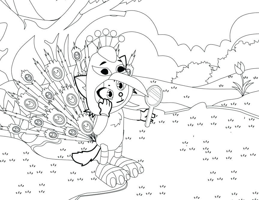 863x667 Peacock Feather Coloring Page Coloring Pages Peacock Coloring