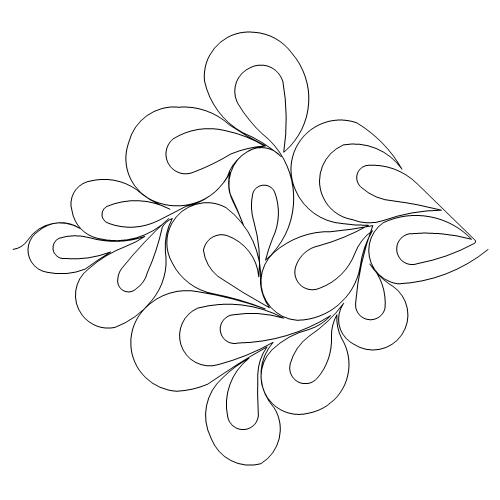 500x500 Texture Peacock Feathers Anne Bright Designs