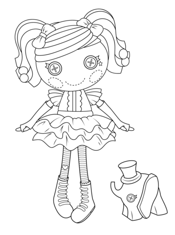 358x480 Lalaloopsy Peanut Big Top Coloring Page Free Printable Coloring