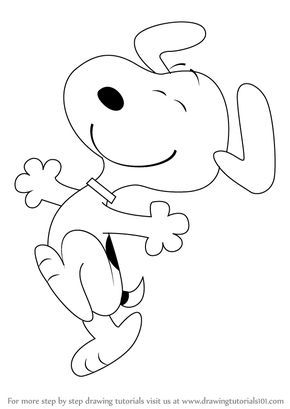 290x409 Learn How To Draw Snoopy From The Peanuts Movie (The Peanuts Movie