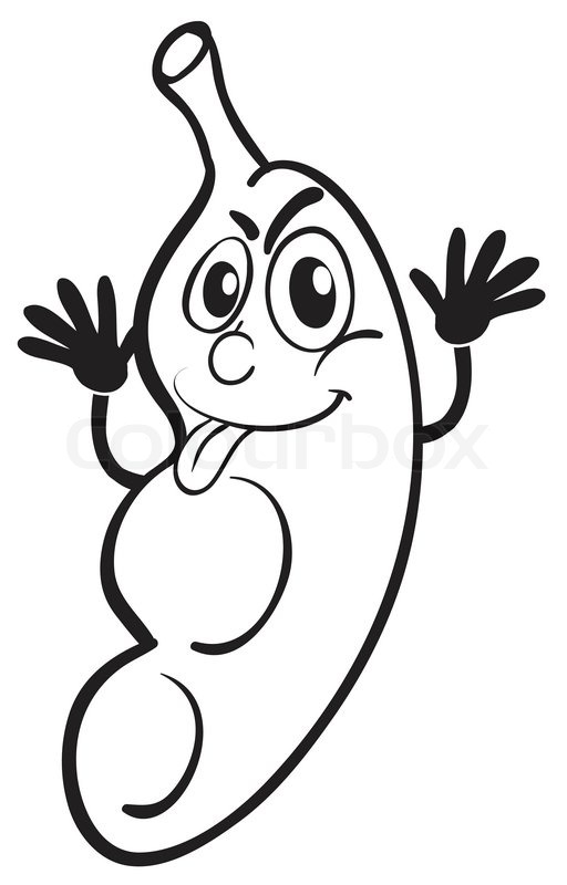 512x800 A Peanut Sketch Stock Vector Colourbox