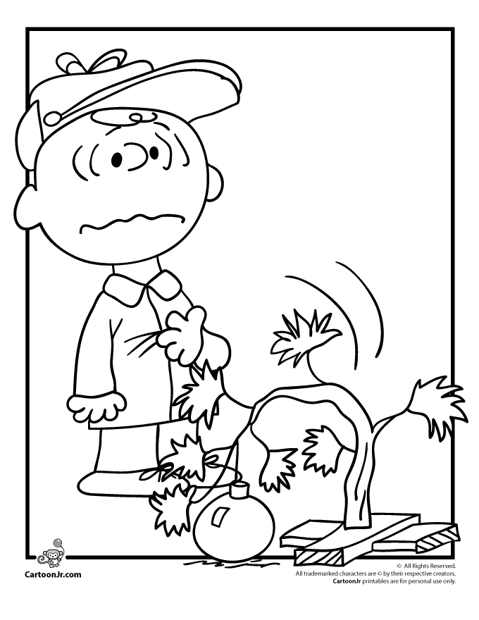 680x880 A Charlie Brown Christmas Coloring Pages