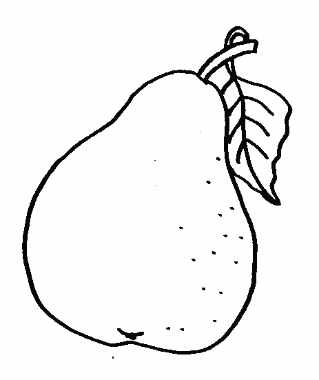 463x551 Pear Coloring Page ~ Child Coloring