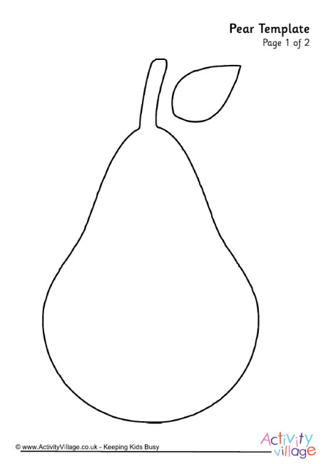 460x650 Pear Template