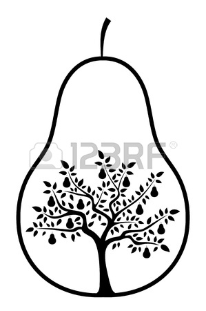 299x450 Vector Drawing Of An Old Apple Tree Royalty Free Cliparts, Vectors