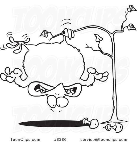 581x600 Cartoon Black And White Line Drawing Of A Fat Partridge Hanging