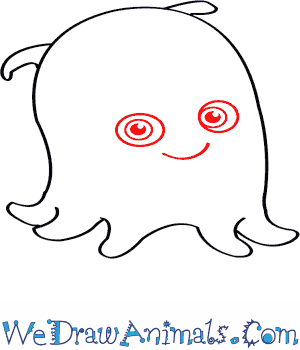 300x350 How To Draw Pearl From Finding Nemo