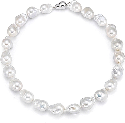 400x394 Fresh Water Baroque Pearl Necklace 325 00237