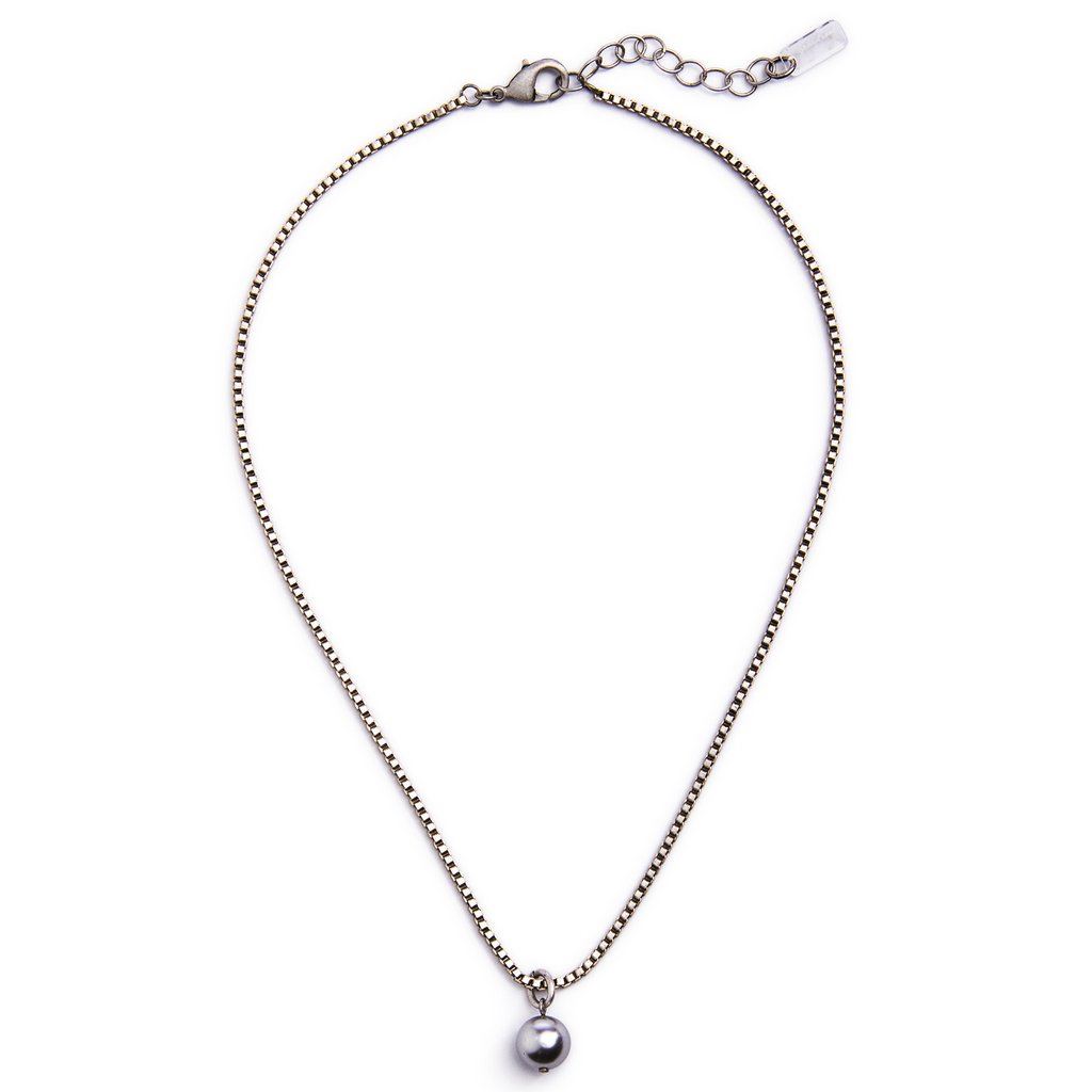 1024x1024 Grey Pearl Necklace Eartha Silver Grayling Jewelry