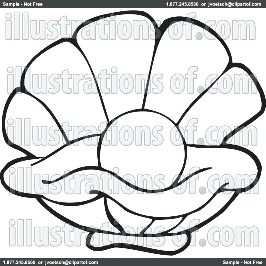 863x863 Seashell Coloring Page Bible Story Coloring Pages Joseph. Vector