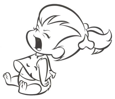 400x346 Pebbles ((( Pebbles Amp Bambam ))) Drawings