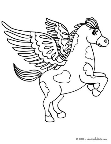 363x470 Pegasus Coloring Pages, Free Online Games, Drawing For Kids