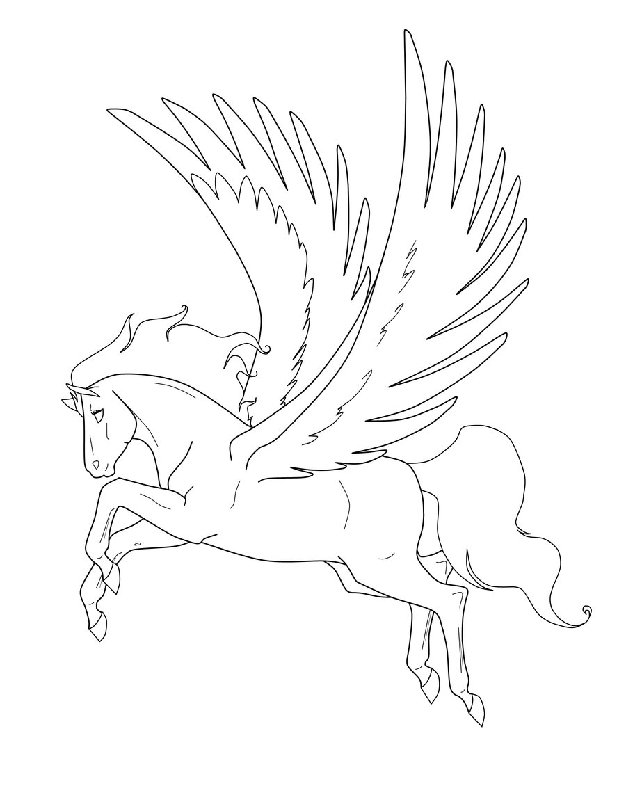 900x1130 Pegasus Mare Lines. By On @
