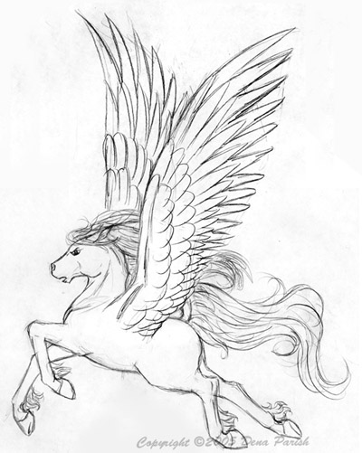 400x501 Pegasus Sketch By Flyingpony