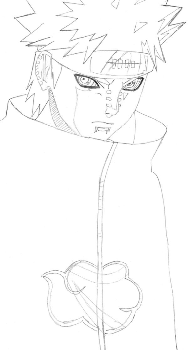 600x1117 Pein Sketch By Anbuphil