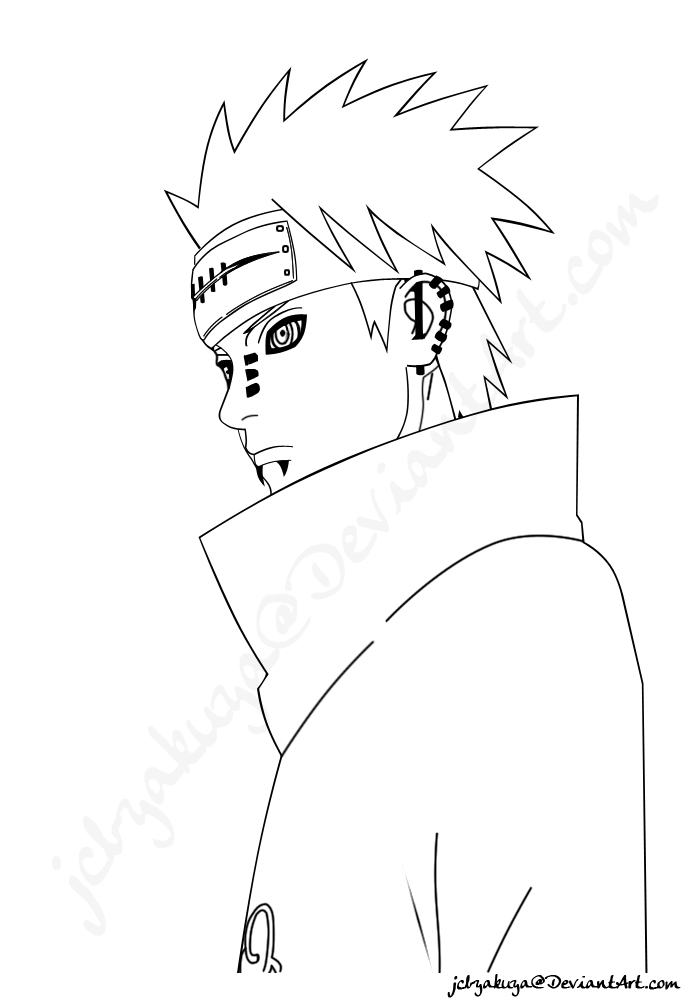 700x1000 Pein Vector Line Art By Jcbyakuya