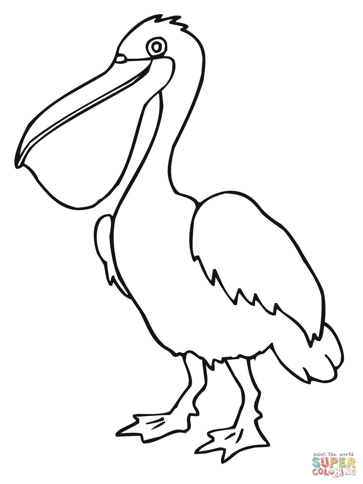 1200x1600 Pelican Bird Coloring Page Free Printable Coloring Pages