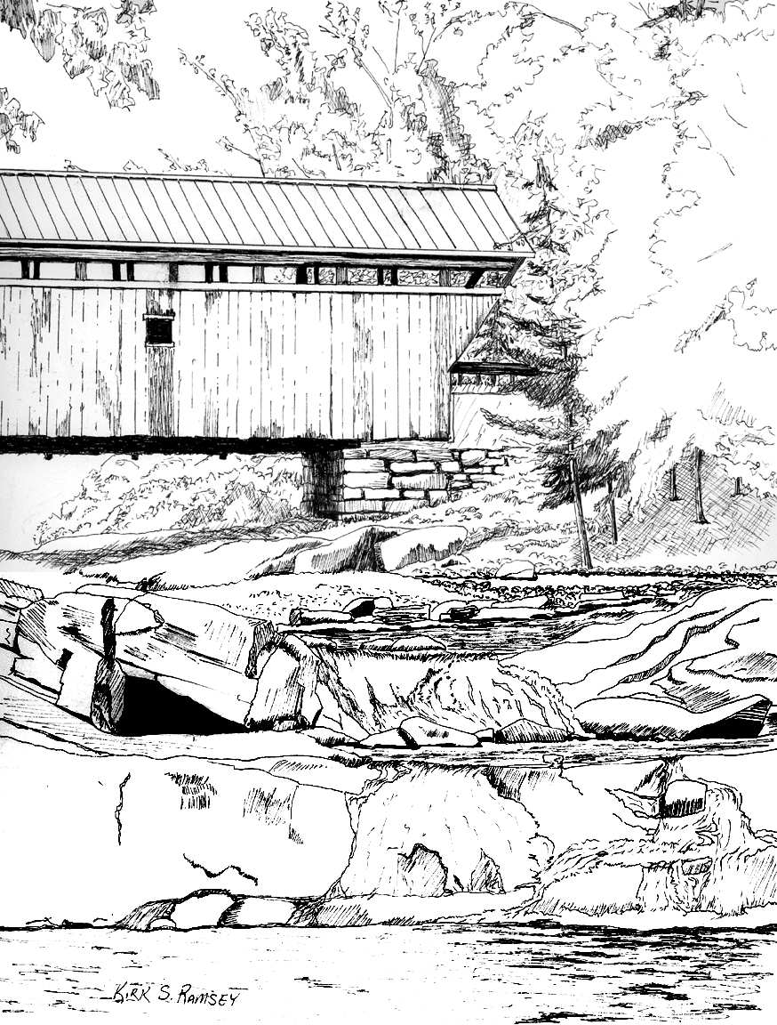 874x1152 Pen And Ink