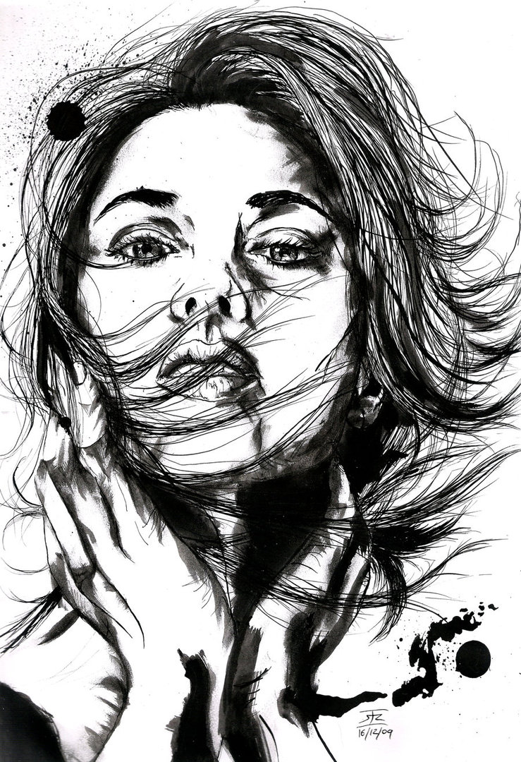 Pen Portrait Drawing at GetDrawings | Free download