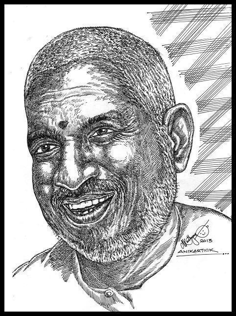 Pen Portrait Drawing at GetDrawings | Free download