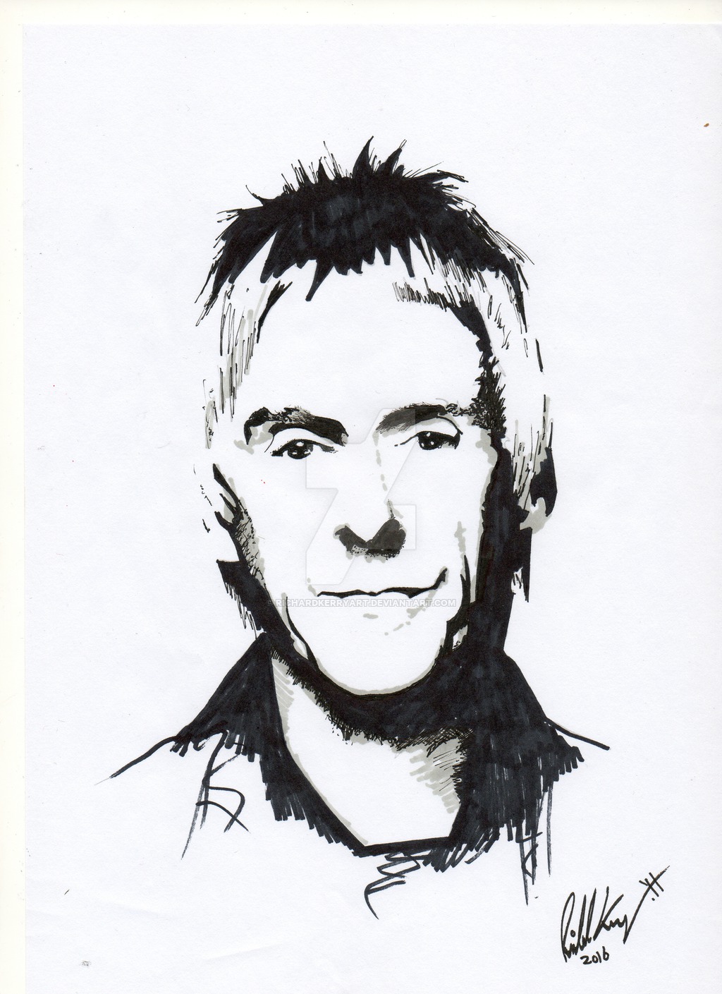 1024x1409 Pen Portrait Paul Weller By Richardkerryart