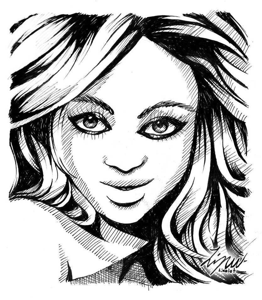 834x957 Pen Portrait By Lizalot