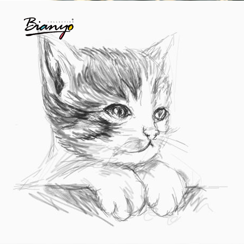 850x850 Bianyo Sketch Standard Pencil 12ox Simple Pencil Charcoal