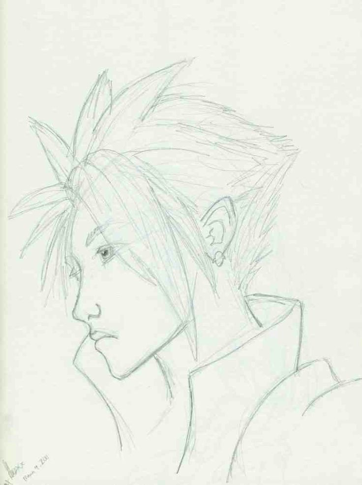 Pencil Drawing Clouds