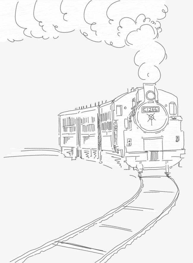 650x887 Pencil Sketching, Old Train, Pencil, Hand, Sketch Png Image