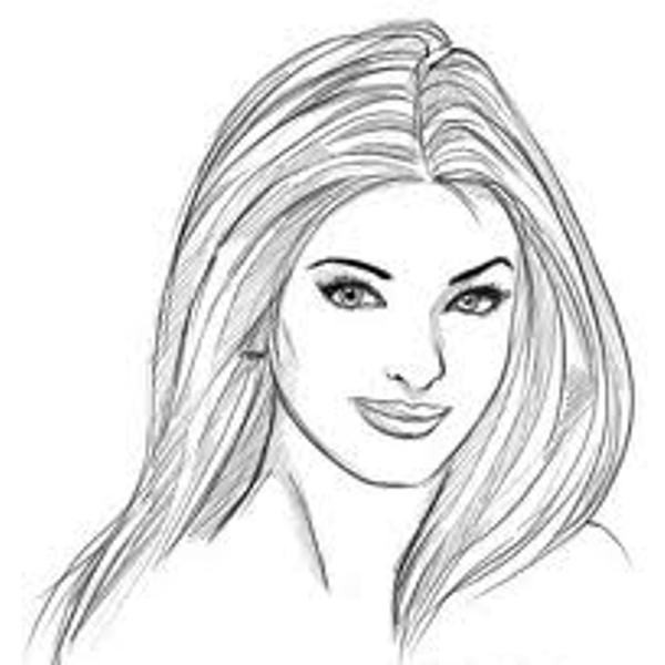 600x600 Doll Clipart Pencil Drawing