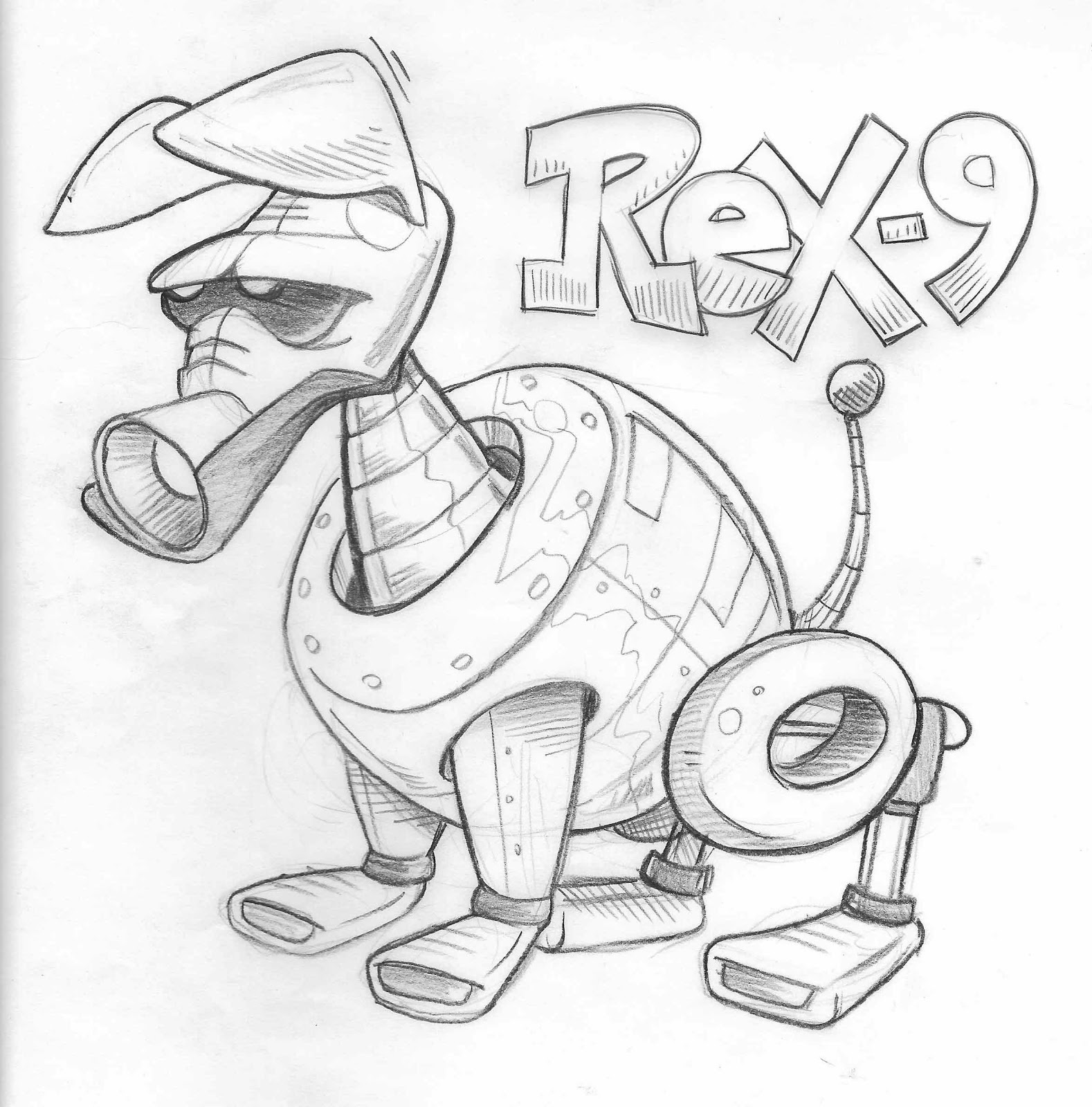 1578x1600 Drawn Robot Pencil Drawing