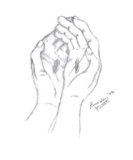 446x536 Jesus' Hands By Breathingnsequence