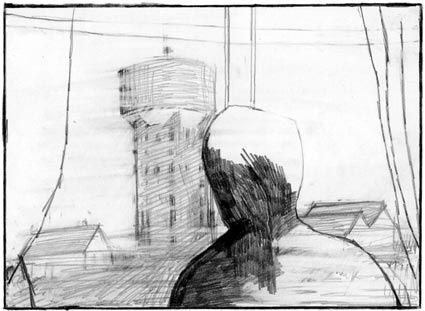 Pencil Drawing Of A Forest