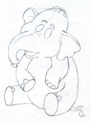 295x400 Elephant Pencil Drawing Artist Sundar Gallery