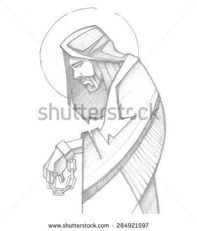 400x470 Hand Drawn Pencil Vector Illustration Or Drawing Of Jesus Christ