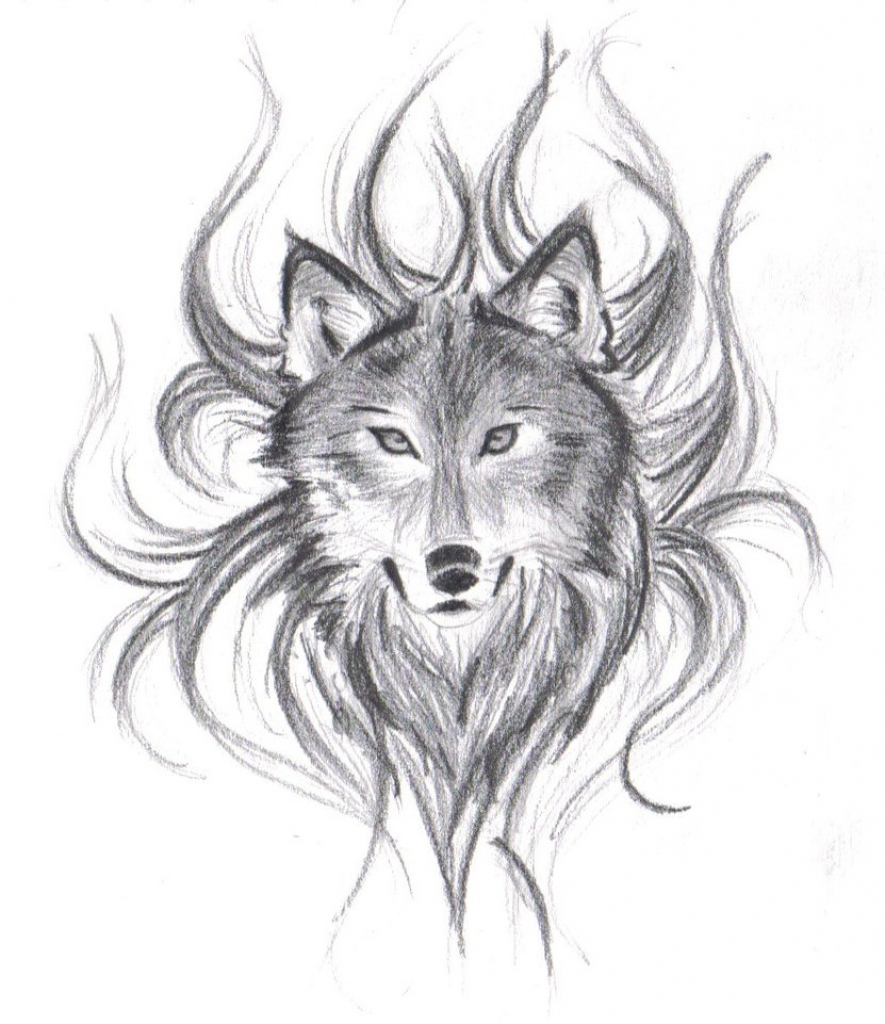 885x1024 Drawing Of A Wolf Face How To Draw An Easy Realistic Wolf Head