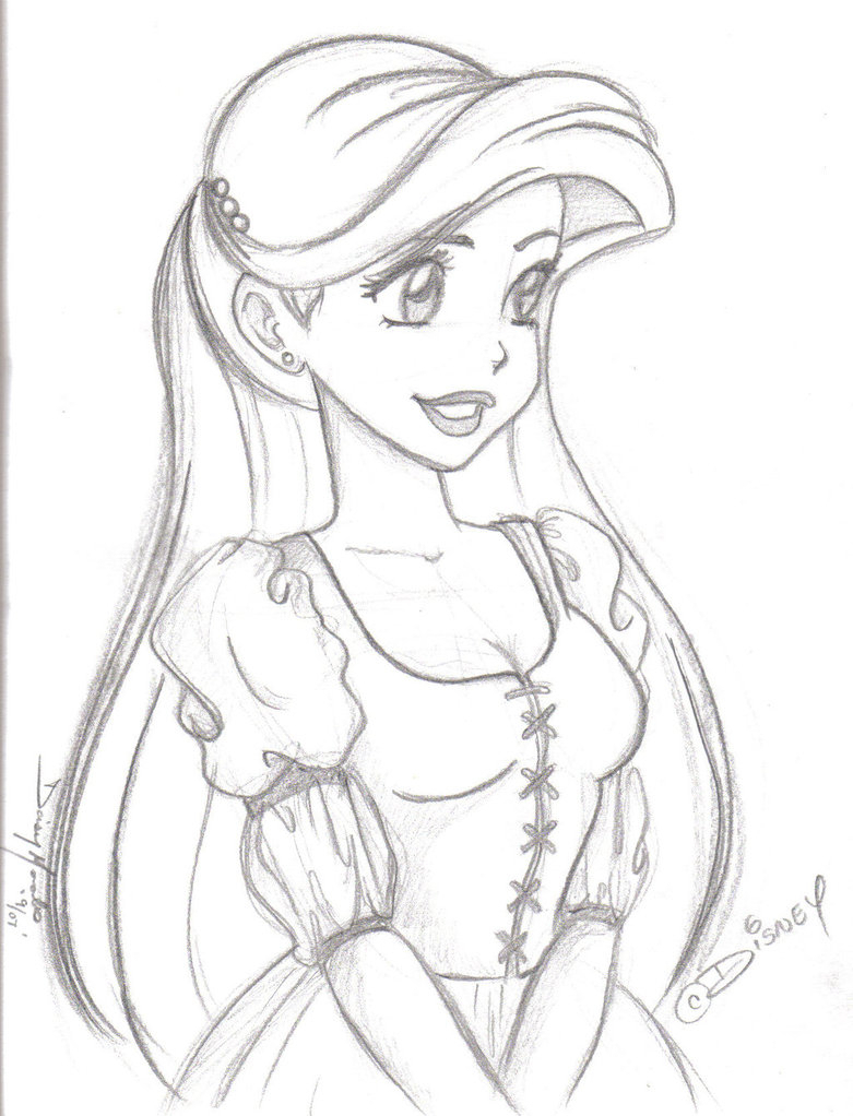 781x1022 Latest Pencils Drawing Of Princess