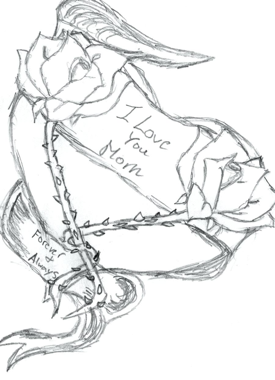 900x1243 Coloring Coloring Pages Of Roses And Hearts Heart Rose Drawings